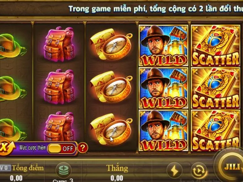 Máy Slot cổ điển với biểu tượng hoa quả