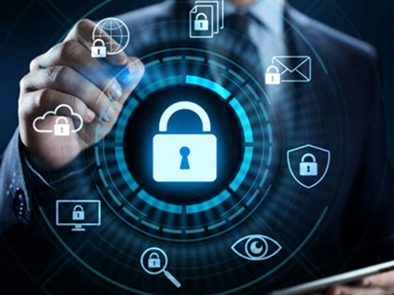 Biểu tượng bảo vệ dữ liệu và quyền riêng tư của 68GB